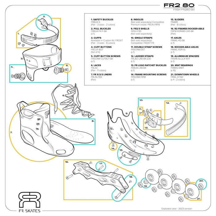 FR SKATES FR2 80 Light Purple - 3 